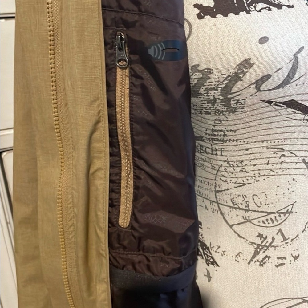 Women's Tan Belted Trench Coat | REI Rain / Wind Jacket - Picture 9 of 11